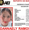 Ficha de búsqueda de desaparición de Dannaely Ramos Gónzalez