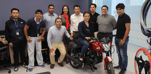 Grupo de investigadores presentan rueda eléctrica