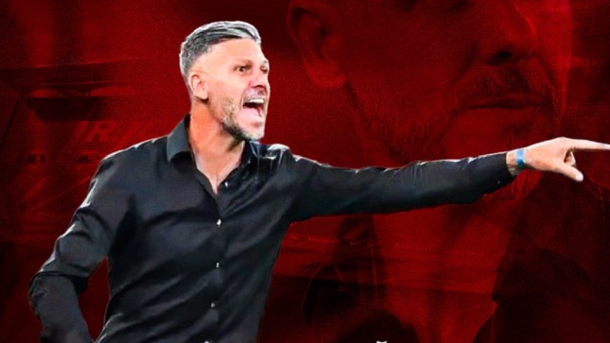 Foto oficial de la presentación de Martín Demichelis.