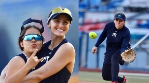 Jugadoras de Sultanes Femenil durante la práctica en el Walmart Park.