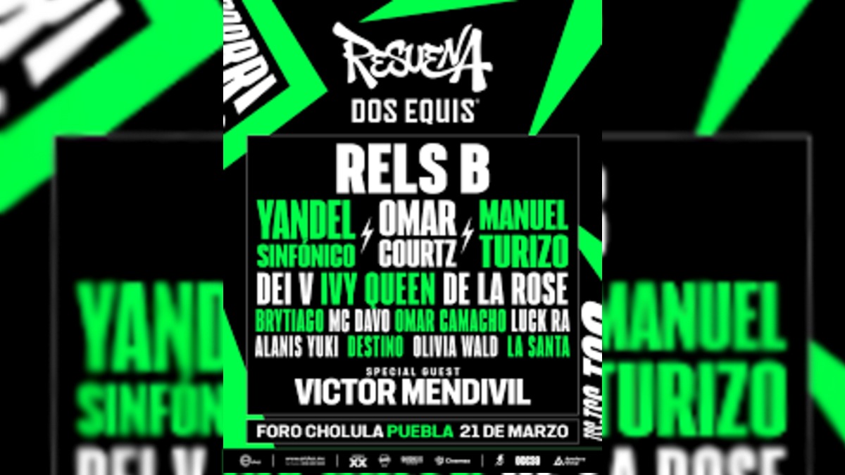 Artistas de la cartelera del festival Resuena Dos Equis 2026