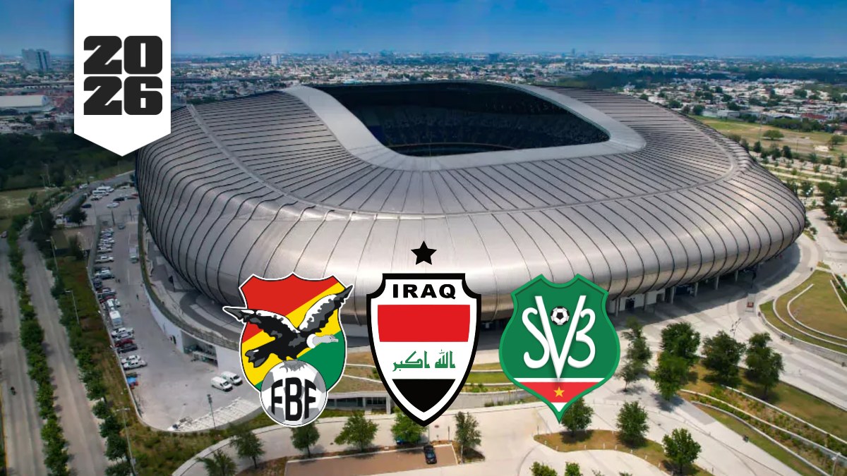 Estadio Monterrey que recibirá a Bolivia, Surinam e Irak en el Repechaje Intercontinental.