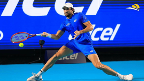 Valentin Vacherot pelea cada punto en la Arena GNP Seguros