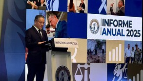 Durante su informe el fiscal destacó que, en el 2025 se iniciaron 162 mil 587 carpetas de investigación, que representa un incremento del 7%.