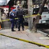 Policías capitalinos llegaron a las calles Poniente 75 y Sur 128, en la colonia América, alcaldía Miguel Hidalgo, tras la balacera en la que un hombre murió.