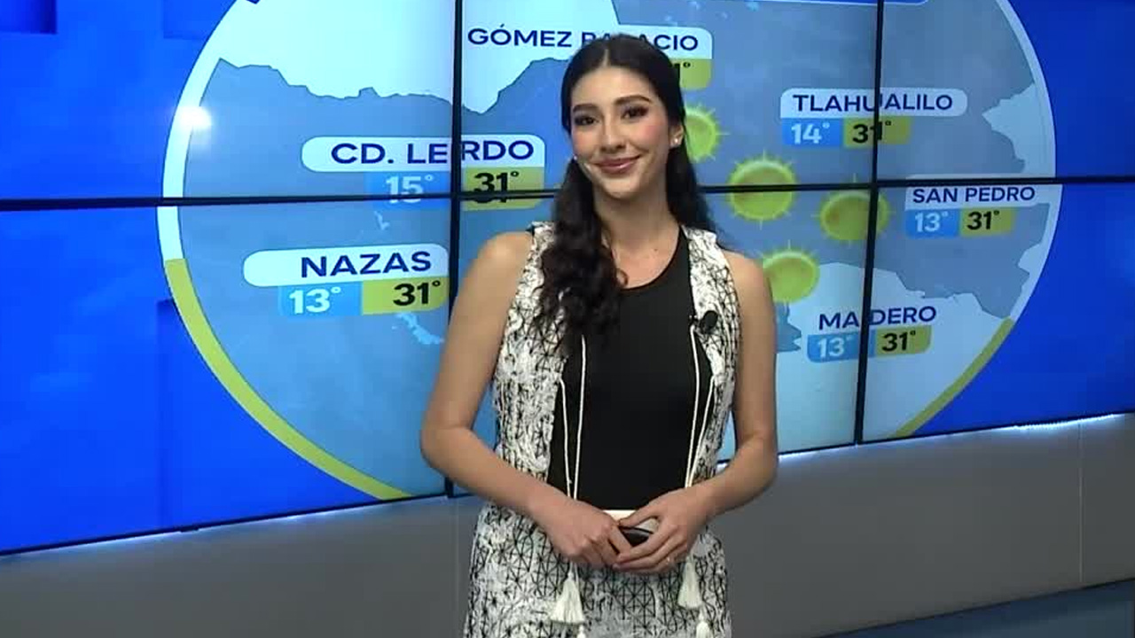 Fanny Ramírez nos da el pronóstico del tiempo en Laguna para este fin de semana.