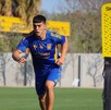 Juan Brunetta y Rodrigo Aguirre entrenando con Tigres.