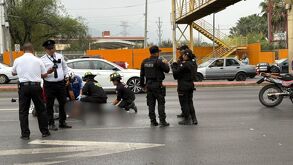 Hombre atropellado en Garza Sada