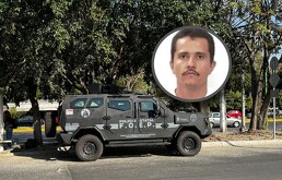 Elementos estatales mantienen vigilancia preventiva en el panteón Recinto de la Paz, en Zapopan, tras rumores sobre un presunto sepelio.