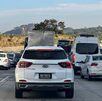 autos varados en la autopista méxico puebla por un cierre