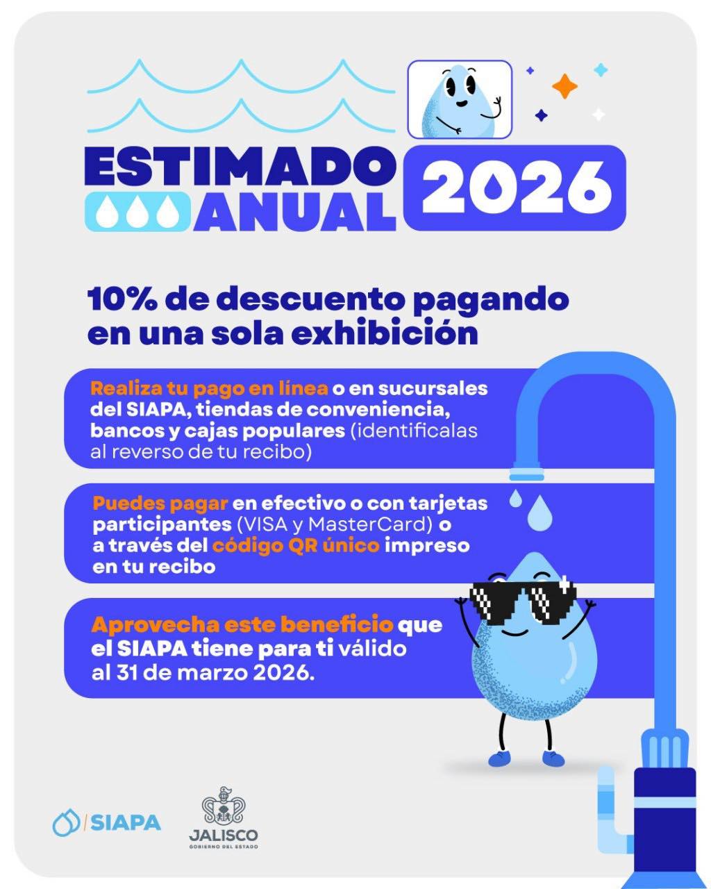 Siapa otorga descuentos exclusivos en el pago del estimado anual 2026
