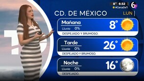 Pronóstico del tiempo para la Ciudad de México este lunes 2 de marzo de 2026.