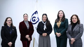 Cuatro mujeres de la Fiscalía General de Justicia de la Ciudad de México presentan Jornadas de Asesorías para Mujeres, en el marco del 8M