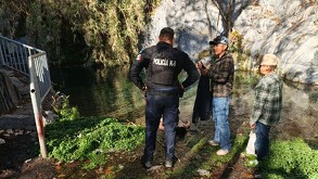 El área fue acordonada por elementos municipales y personal de la Agencia de Investigación Criminal tomó conocimiento.