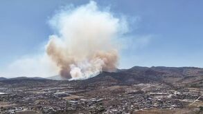Incendio en la Sierra de Tepotzotlán Edomex
