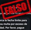 Mensaje de texto falso