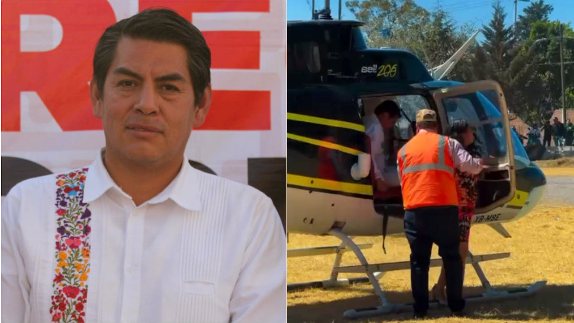 En un comunicado, el gobierno municipal aseguró que no se utilizaron recursos públicos para la contratación del servicio de la aeronave.