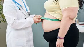 Mujer con un grado alto de obesidad