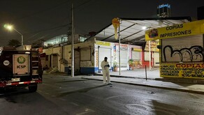 Muerto en Centro de Monterrey.