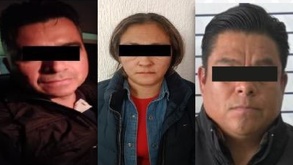 Rostros de personas vinculadas a proceso por la fiscalía de Puebla, tras sus nexos con el crimen contra el matrimonio Tello Ruiz.