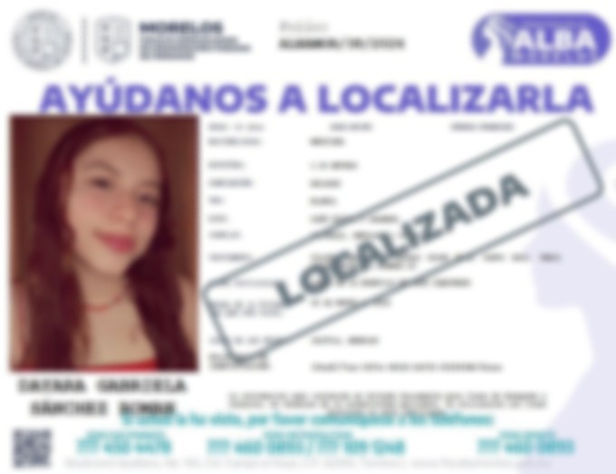 Boletín de búsqueda de joven en Jojutla, Morelos