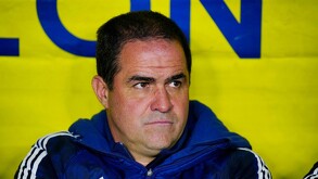 André Jardine durante el partido entre Club América y FC Juárez.