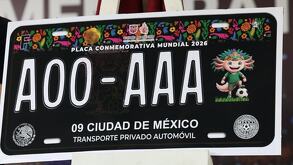 Placa conmemorativa para el Mundial 2026