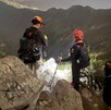 Rescate de Protección Civil de Nuevo León en Cerro de la Silla