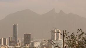 Estado de Nuevo León bajo contaminación