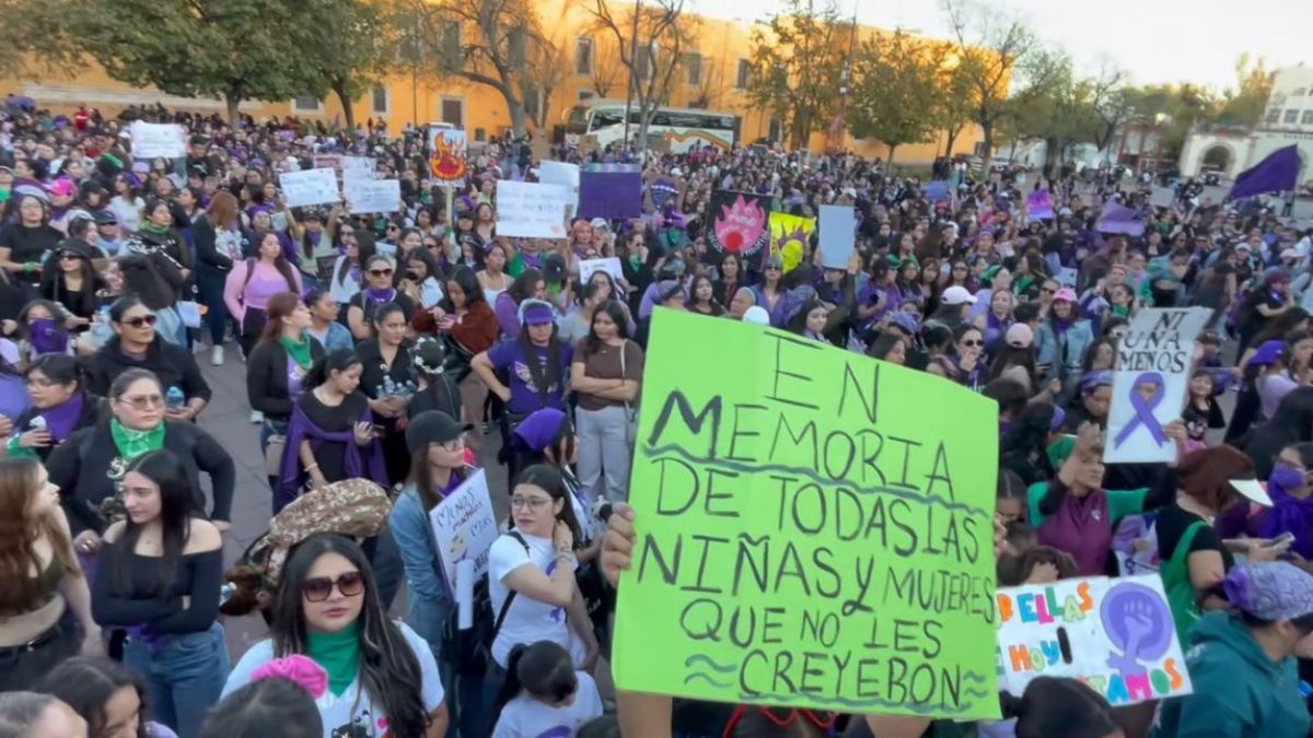 Marcha 8M en Durango