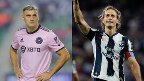 Germán Berterame de Inter de Miami vs Sergio Canales de Rayados