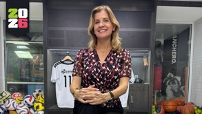 Melody Falcó en la cabina de RG La Deportiva.