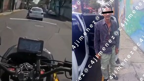 Taxista presuntamente ebrio atropella y arrastra a policía en Iztapalapa.