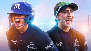 Promocional del juego entre Sultanes Femenil y Diablos Rojos.