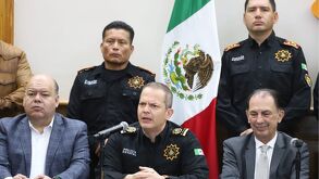 El secretario de Seguridad estatal, Gerardo Escamilla Vargas