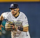 Javier Salazar, pelotero de los Sultanes de Monterrey.