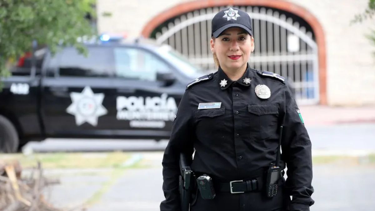 Elizabeth Gutiérrez, policía y madre a la vez