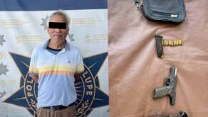 Los oficiales le dieron alcance en el cruce de la avenida Eloy Cavazos y Rincón de la Lluvia