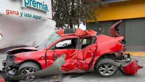 auto chocado en monterrey