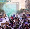 Recorrido de marcha del 8M en Monterrey.