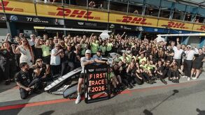 El equipo de Cadillac celebró su primera carrera en Fórmula 1.