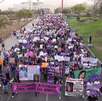 Marcha del 8M en Monterrey.