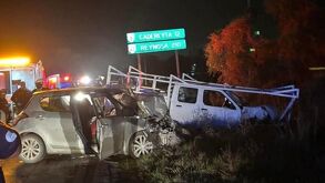 Movilización por accidente en carretera allende