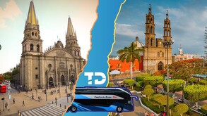 Autobuses de Omnibus de México conectan diariamente a Tepic con Guadalajara en un trayecto de aproximadamente tres horas.Autobuses de Omnibus de México conectan