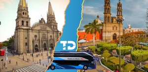 Autobuses de Omnibus de México conectan diariamente a Tepic con Guadalajara en un trayecto de aproximadamente tres horas.Autobuses de Omnibus de México conectan