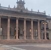Palacio de Gobierno de Nuevo León limpio tras marcha del 8M.