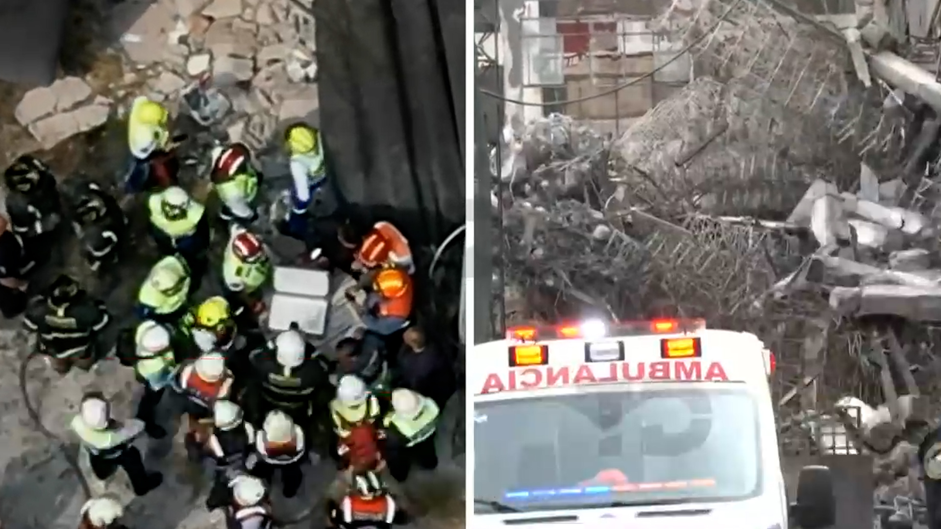 Un edificio de 4 niveles en proceso de demolición colapsó en San Antonio Abad, CdMx. Reportan al menos 5 personas atrapadas entre los escombros.