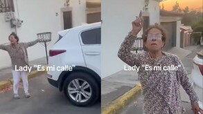 Una mujer fue captada en un video bloqueando el paso con su camioneta por una calle ubicada en el municipio de Naucalpan, Estado de México.