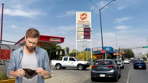 Durante el monitoreo en al menos diez gasolineras de diferentes marcas, se detectó que el costo del combustible oscila entre 23.90 y 25.40 pesos por litro.