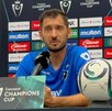 Nico Sánchez en la conferencia de prensa previo al partido de Champions Cup.